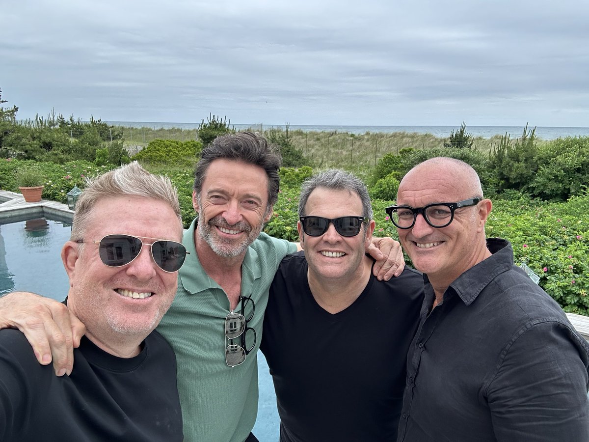 RealHughJackman's tweet image. We had an awesome yesterday! Gus and Vics did a workshop for their organization @Gotcha_4_Life. It was enlightening, transformative and challenging in the best possible way. Thank you Alex and all who helped to make it happen. Never worry alone … as Gussy says. @GusWorland…