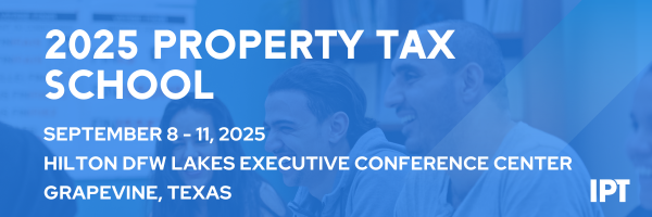 Strengthen Your Property Tax Knowledge with IPT’s Property Tax School -- ipt.org

IPT's Property Tax School provides attendees with the essential information they need to build and advance their careers in property taxation.