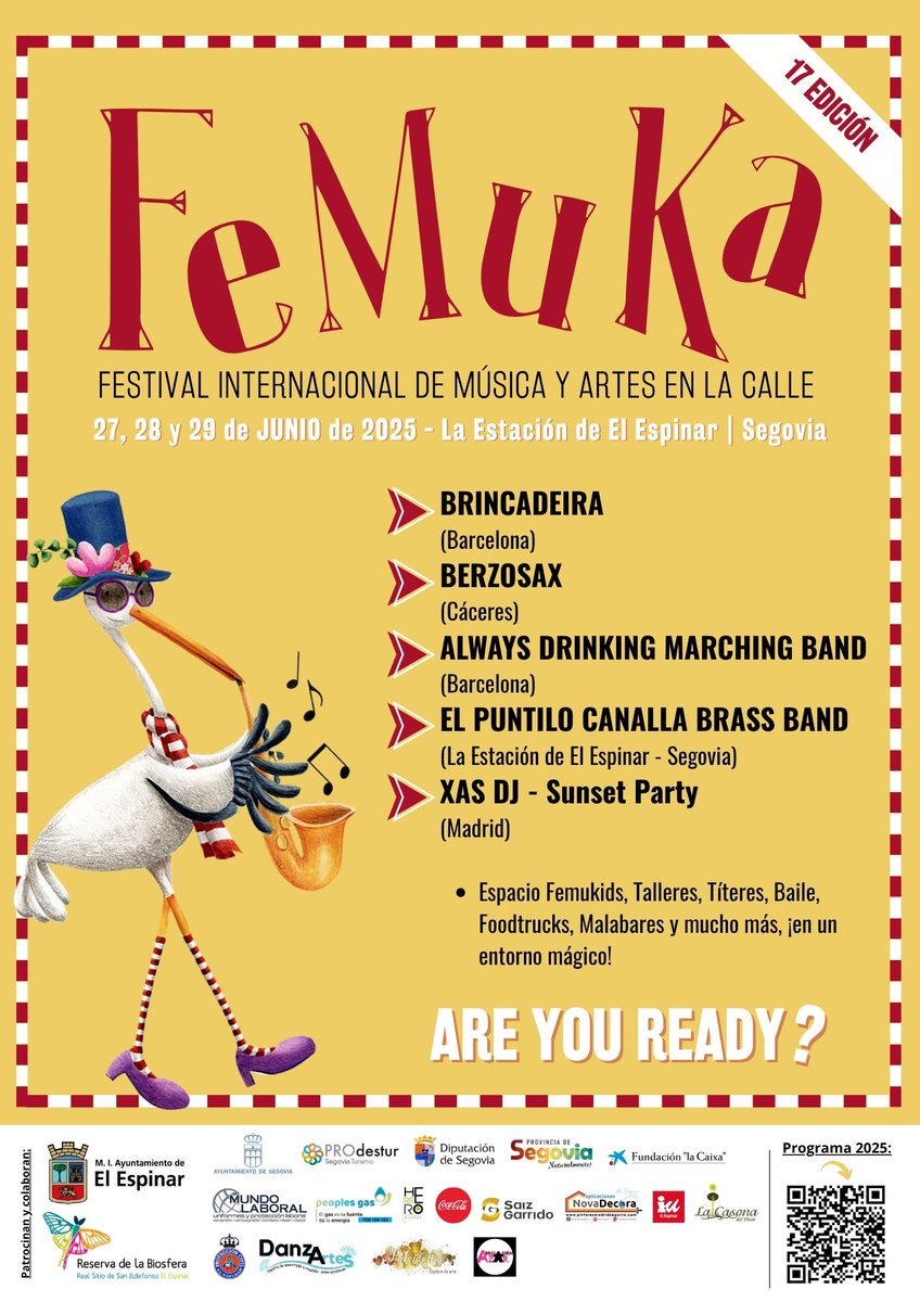 Te puede interesar: HOY COMIENZA.... FEMUKA 2025 - PROGRAMA bandomovil.com/elespinar/1358…