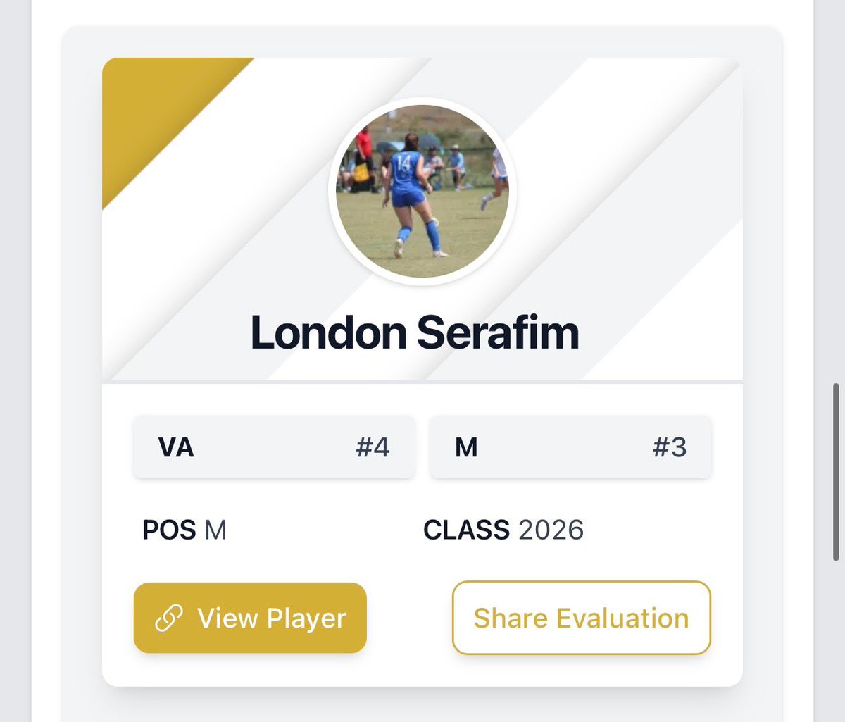 London Serafim (@londonserafim) on Twitter photo Thank you prep soccer for the shout out! Come out and watch my team play in ECNL Playoffs today at 8:40 on field 13! <a href="/PrepSoccer/">Prep Soccer ⚽️</a> <a href="/prepsoccerroddy/">Roddy Nieto</a> <a href="/TheSoccerWire/">SoccerWire</a> <a href="/ImYouthSoccer/">ECNL/GA/Recruiting/College Soccer</a> Thank you prep soccer for the shout out! Come out and watch my team play in ECNL Playoffs today at 8:40 on field 13! <a href="/PrepSoccer/">Prep Soccer ⚽️</a> <a href="/prepsoccerroddy/">Roddy Nieto</a> <a href="/TheSoccerWire/">SoccerWire</a> <a href="/ImYouthSoccer/">ECNL/GA/Recruiting/College Soccer</a>