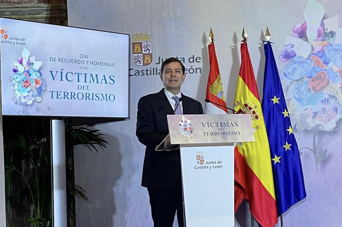 ppacocyl's tweet image. Hoy se conmemora el Día de Recuerdo y Homenaje a las Víctimas del Terrorismo de #CastillayLeón, que ha contado con la participación del presidente de la #JCyL, @alferma1.

Un día para la memoria, el respeto y la dignidad de todas las víctimas.