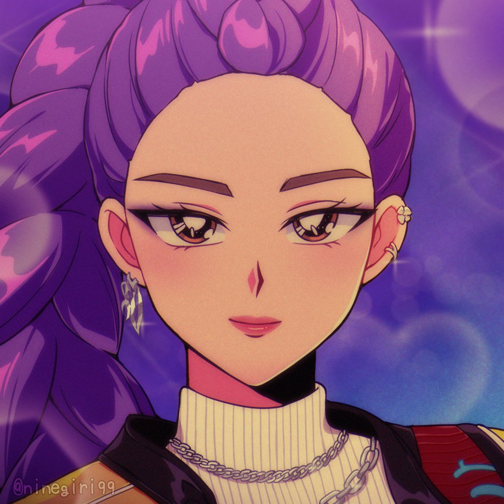 ninegiri99's tweet image. matching huntrix icons of rumi, mira and zoey for your squad ✨
#KPOPDEMONHUNTERS