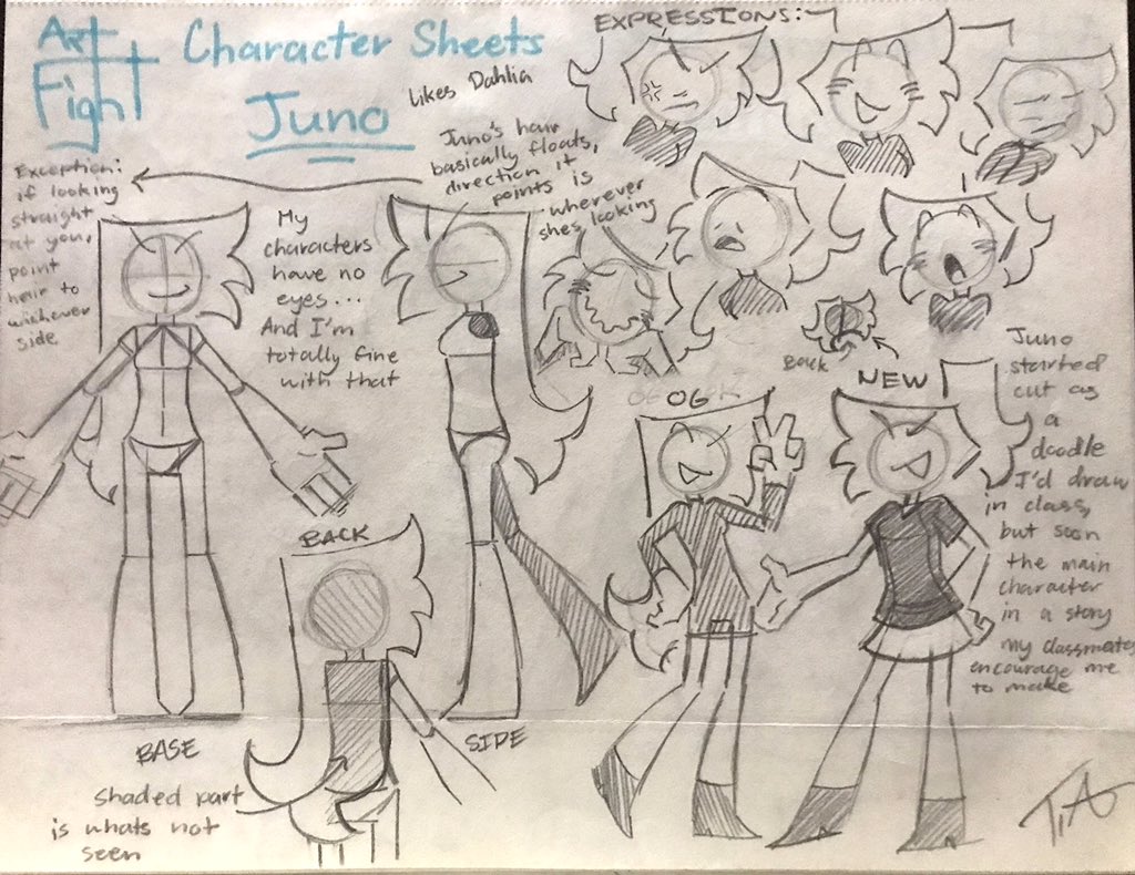 VeryBerryTired's tweet image. JUNO! New character sheet for #ArtFight See you in the battlefield on July 1! #art #oc #artfight #artfight2025 #teamfossil