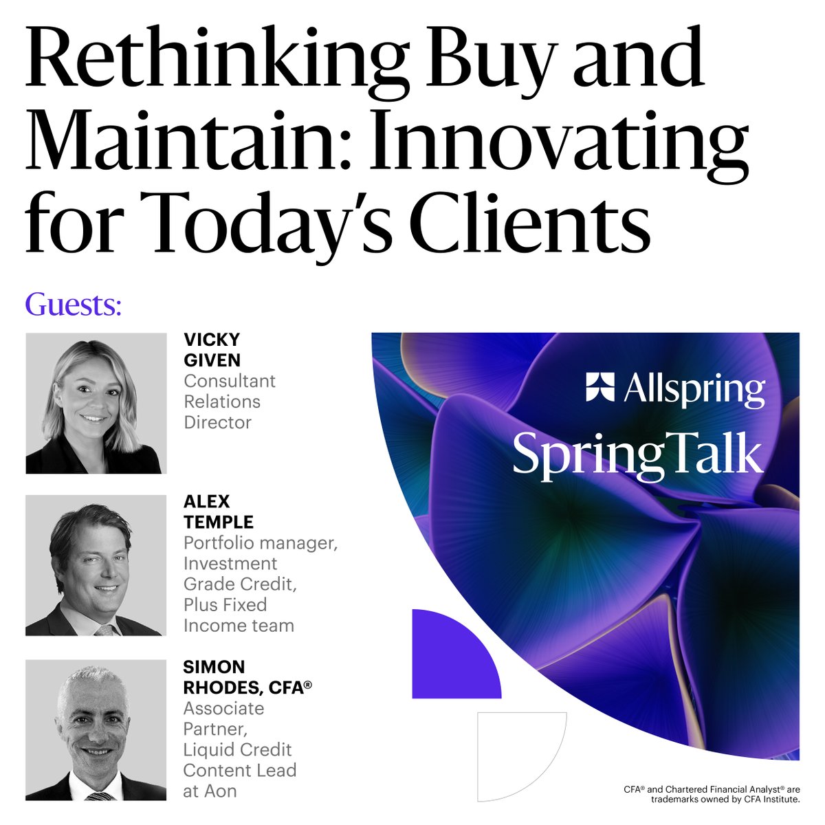 Buy &amp; maintain credit is back in focus. 🔬

In our latest podcast:
✅ Why active &gt; set &amp; forget
✅ Climate frameworks go mainstream
✅ Yield enhancements evolve with demand

🎧 Listen now: allsprg.co/3HVpBJg.