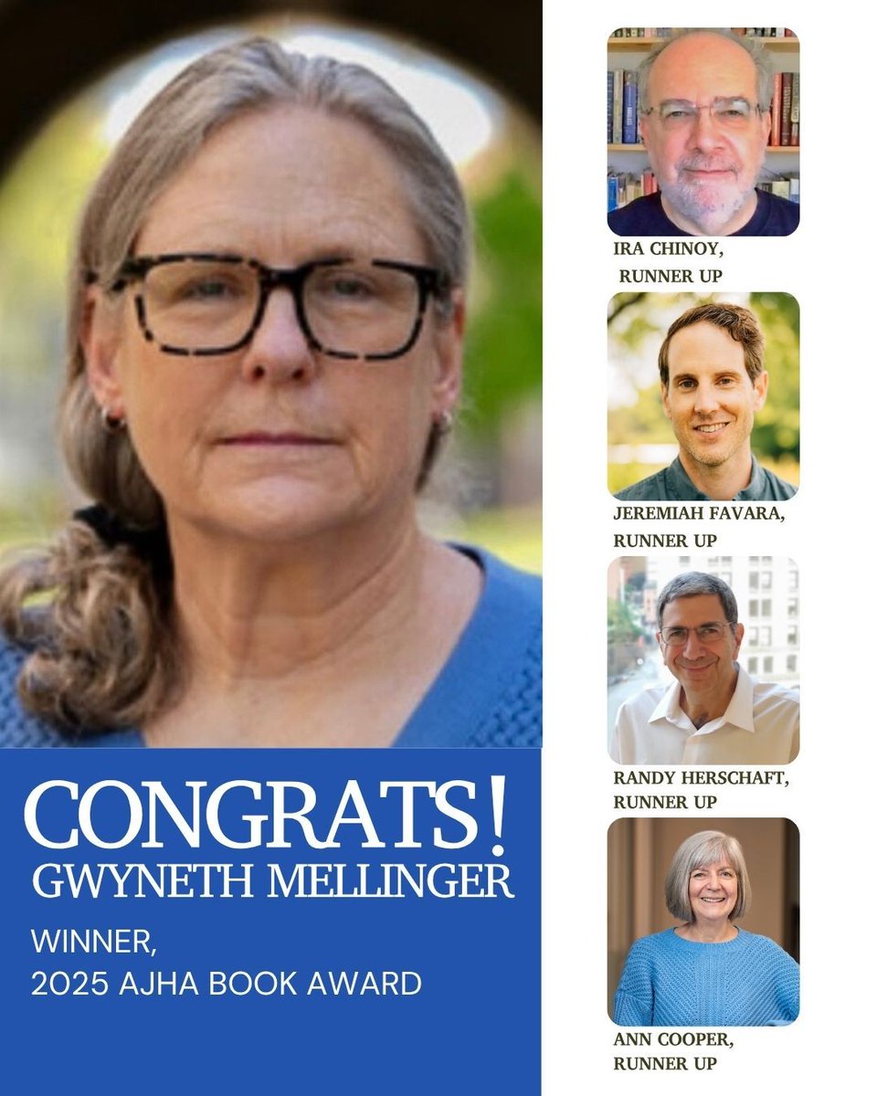 Congratulations to Gwyneth Mellinger, author of "Racializing Objectivity:
How the White Southern Press Used Journalism Standards to Defend Jim Crow," and winner of AJHA's Book Award this year! More about her book and our runners up here: tinyurl.com/ywuvpabh