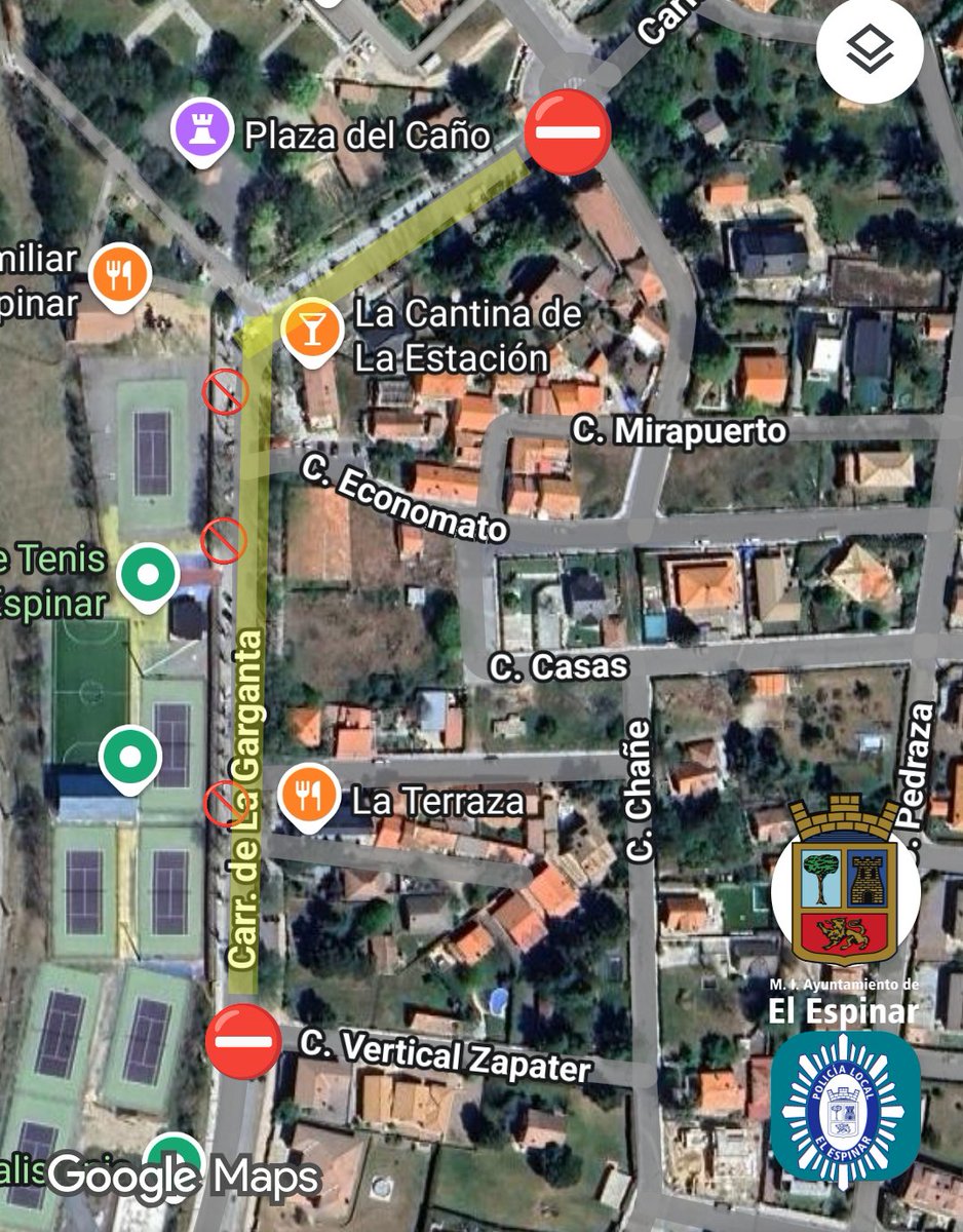 Te puede interesar: Policía Local informa - estacionamiento y circulación de vehículos en la Ctra. de la Garganta  bandomovil.com/elespinar/1358…