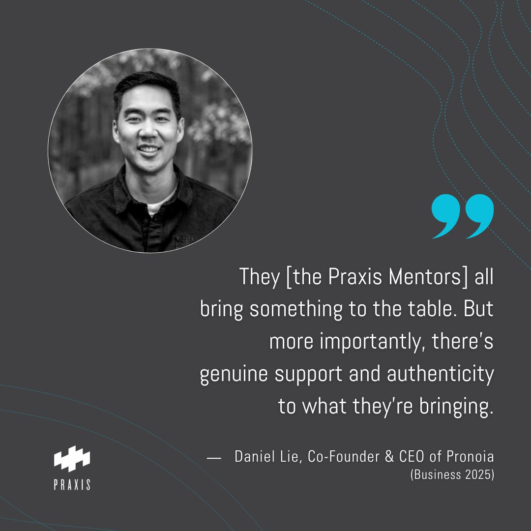 Behind every Praxis Fellow is a community of Mentors who offer more than just expertise. They bring presence, authenticity, and a desire to see redemptive ventures thrive.

Know someone who could benefit from that kind of mentorship?

Nominate a Fellow: praxis-labs.typeform.com/to/m4o19c4v