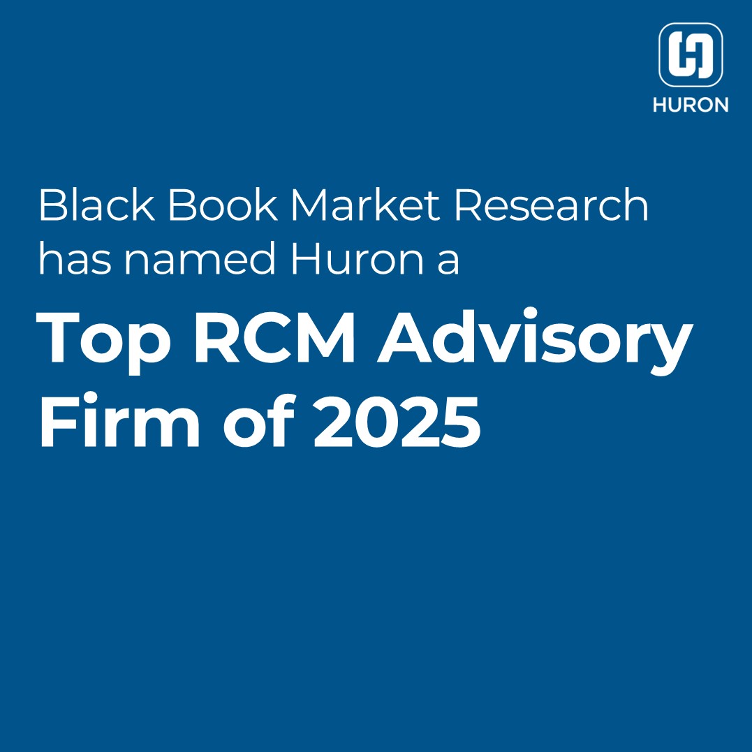Huron (@huron) on Twitter photo What an achievement for #TeamHuron! <a href="/blackbookpolls/">Black Book Research</a> has named our #Healthcare industry business a top RCM Advisory Firm of 2025. This recognition showcases the deep industry expertise our clients rely on to implement RCM transformation projects at scale: bit.ly/3TbNXRf. What an achievement for #TeamHuron! <a href="/blackbookpolls/">Black Book Research</a> has named our #Healthcare industry business a top RCM Advisory Firm of 2025. This recognition showcases the deep industry expertise our clients rely on to implement RCM transformation projects at scale: bit.ly/3TbNXRf.