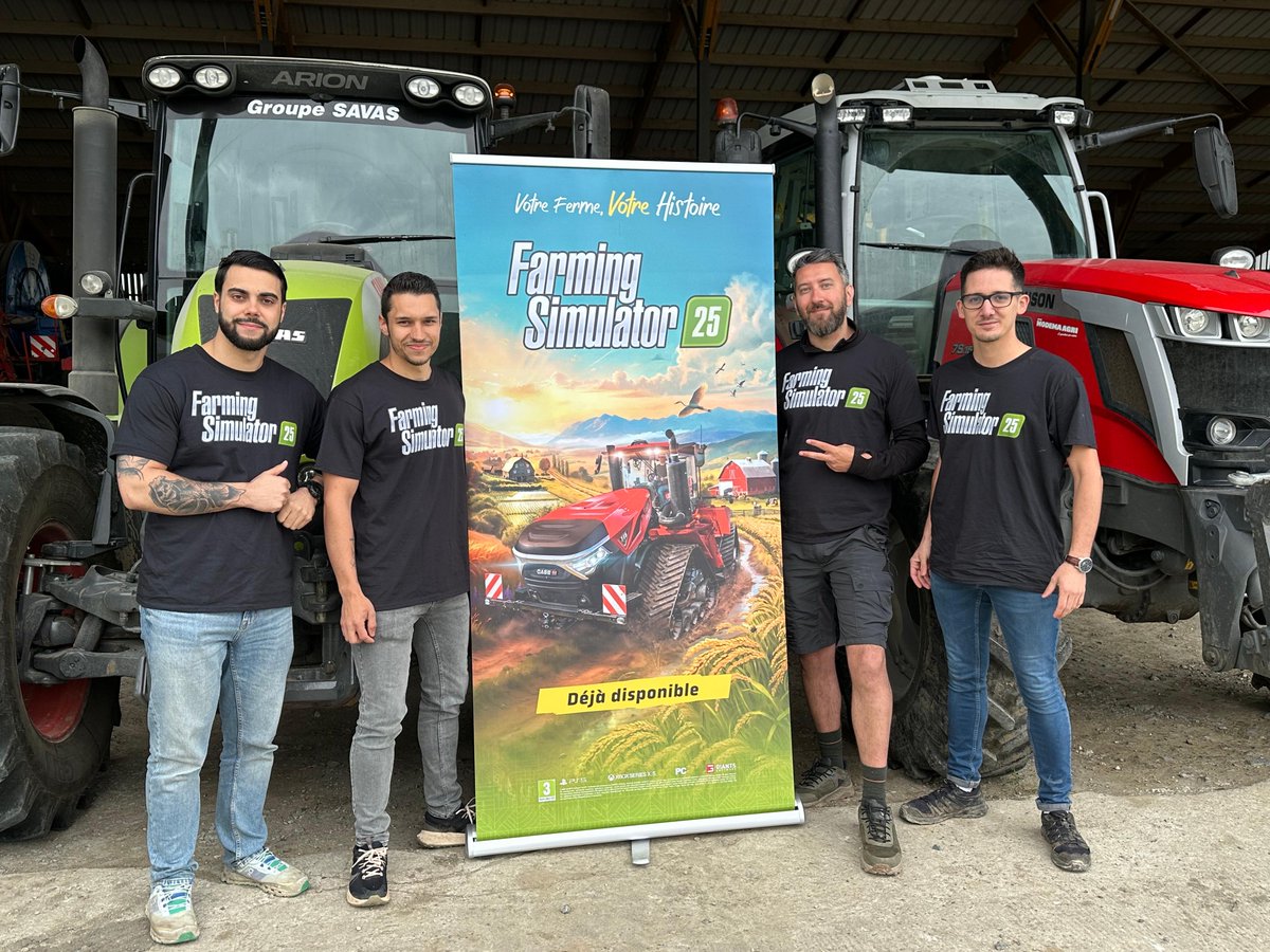 PLAION_FR's tweet image. Souvenez-vous : il y a quelques mois @valouzz_ @LeBouseuh @DobbyElfe_ et @Kaatsup faisaient un marathon de 72h sur #FarmingSimulator25 ! 🚜

Les gagnants du concours organisé lors de ce week-end sont partis à la découverte de l’univers de la ferme dans un gîte près de Grézillé !