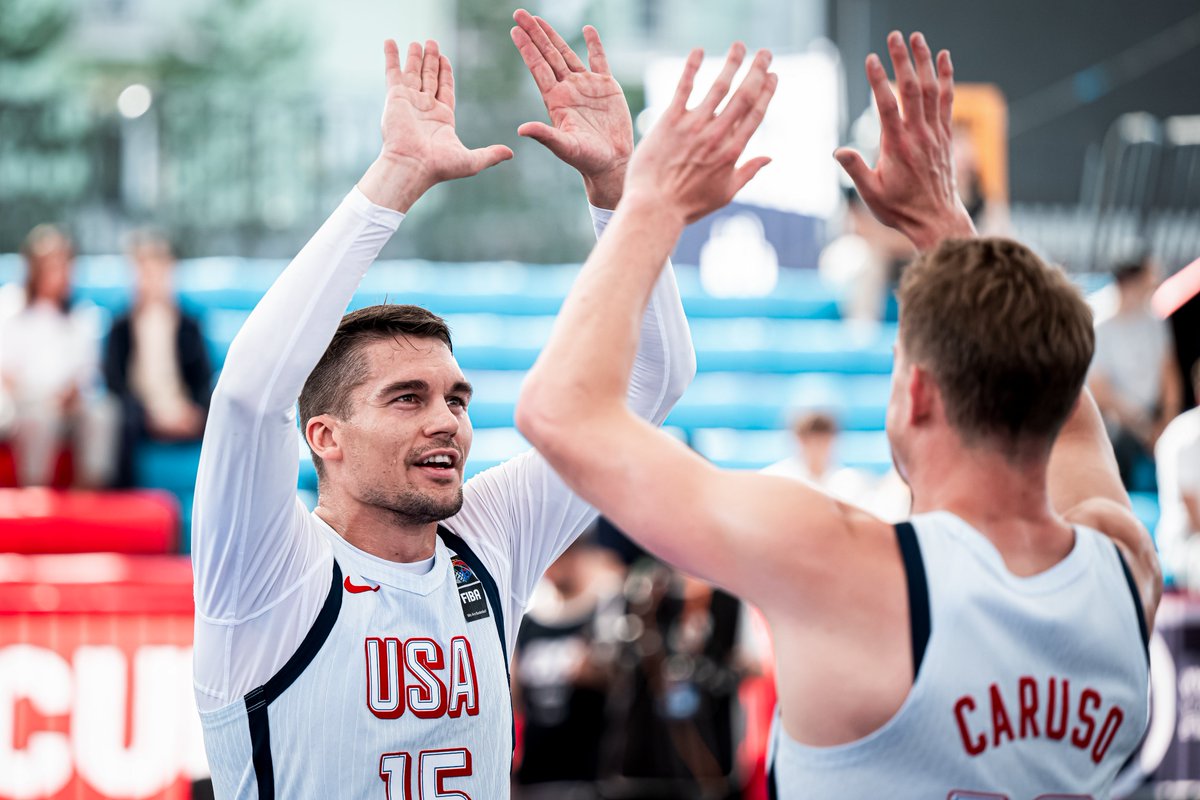 USA Basketball 3x3 (@usab3x3) on Twitter photo Our #3x3WC Quarterfinals matchups are locked in 🔒
Saturday June 28
7:20 AM ET | 🇺🇸 #3x3WNT vs 🇲🇳 Mongolia
8:45 AM ET | 🇺🇸 #3x3MNT vs 🇩🇪 Germany
Watch LIVE at YouTube.com/FIBA3x3 Our #3x3WC Quarterfinals matchups are locked in 🔒
Saturday June 28
7:20 AM ET | 🇺🇸 #3x3WNT vs 🇲🇳 Mongolia
8:45 AM ET | 🇺🇸 #3x3MNT vs 🇩🇪 Germany
Watch LIVE at YouTube.com/FIBA3x3