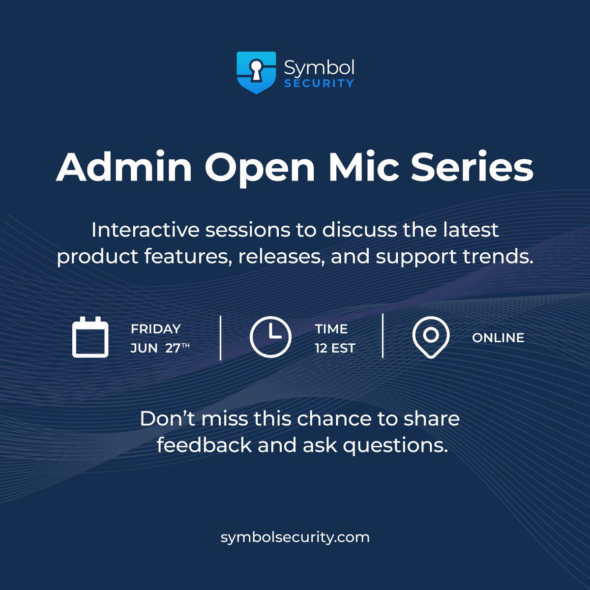 Symbol_Security's tweet image. Are you managing Security Awareness Training for one or more clients?
Learn how to simplify SAT planning, automate workflows, and align with compliance frameworks. All in one place.
🗓️ When: Today, June 27
🕛 Time: 12 PM EST
📍 Where: hubs.ly/Q03t_-LX0
Don't miss it!