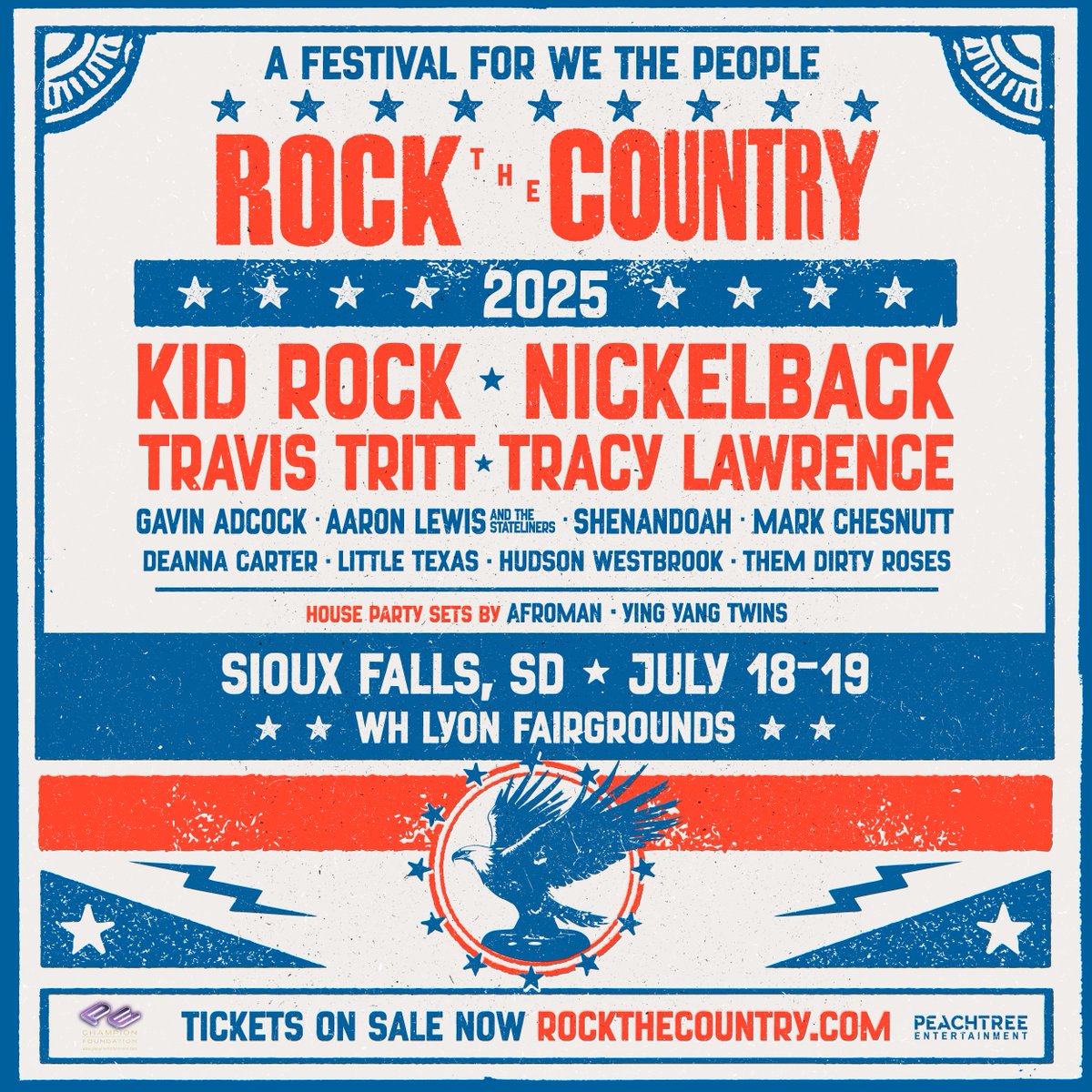 SiouxEmpireFair's tweet image. 3 Weeks to Rock the Country! Do you have your tickets yet?
Learn More >> siouxempirefair.com/events/2025/ro…
Tickets >> rockthecountry.com/sioux-falls-sd…