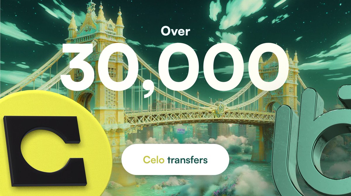 🔥 Transfers on <a href="/CeloOrg/">Celo</a> are picking up steam! We've officially passed 30,000! 📈 

A clear sign of steady growth in the Celo ecosystem 🌱 

#AllbridgeCore #Celo #Stablecoins