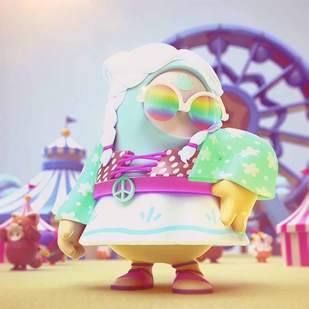 FallGuysGame's tweet photo. festival day 1 OOTD 🎪 https://t.co/xD0SgIHYTU