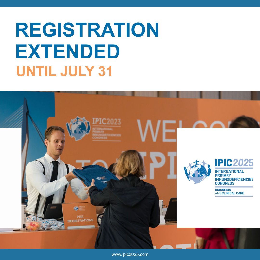 🎉 Early Bird Deadline Extended!

You now have until July 31 to register for IPIC2025 at the special early bird rate.

Take this extra time to secure your spot and get ready for an inspiring programme led by top experts in the field.

🔗 ipic2025.com/register-now/

#IPIC2025