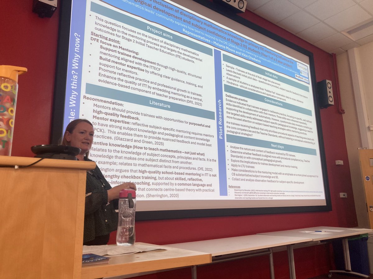 Dr Aimee (@draimeequicks) on Twitter photo Brilliant presentation on mentoring and mathematics subject knowledge and the impact on the confidence of student teachers from Vikki Chadwick and Melanie Moore <a href="/LeedsTrinity/">Leeds Trinity University</a> School of Ed RKE day. Brilliant presentation on mentoring and mathematics subject knowledge and the impact on the confidence of student teachers from Vikki Chadwick and Melanie Moore <a href="/LeedsTrinity/">Leeds Trinity University</a> School of Ed RKE day.