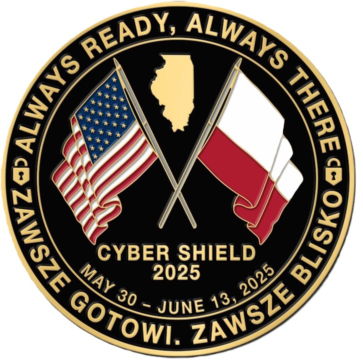 IL_Natl_Guard's tweet image. The Illinois National Guard and Polish Territorial Defense Force trained side-by-side during Cyber Shield 2025, the largest Department of Defense cyber defense exercise, Virginia Beach, May 30-June 13. This was the 1st year the TDF’s Cyber Division participated in the exercise.