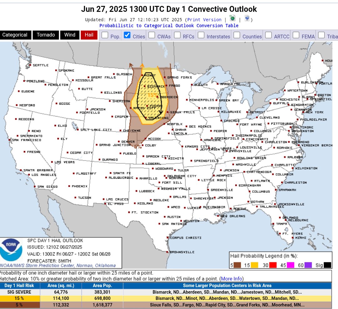 Str8OuttaIowa (@str8outtaiowa) on Twitter photo Storm Prediction Center Outlook for Fri. 20250627 <a href="/vangoatnc/">๐VanGoat๐</a> <a href="/CommonS10827401/">CommonSense</a> <a href="/hoosiermomy/">Hoosier Momy</a> <a href="/thog3/">Teddy Ballgame</a> <a href="/wbwell/">Bart Barnwell</a> <a href="/jeremiah_20160/">jeremiah ragan</a> <a href="/mamapanda68/">Sandi Kelly</a> <a href="/pbyrond/">Florida Pete ๐บ๐ธ</a> <a href="/cosmic_amy/">amy ruth</a> <a href="/MargaretAUGrad/">Margaret Auburn Grad 1776</a> <a href="/aubdeb/">AubDeb</a> <a href="/Phishfsn519/">Eric Anderson</a> <a href="/brendaslynn/">Brenda Lynn ๐บ๐ธ๐บ๐ธ1776๐บ๐ธ๐บ๐ธ</a> <a href="/USMClawfirm/">Semper Barn</a> <a href="/m4bama/">Itโs Me, M</a> <a href="/StuntmanReal/">TheRealStuntmanJohn</a> <a href="/Tiger3P/">Tiger3P ๐ดโโ ๏ธ</a> <a href="/AUTigerBloggin/">Klell KoolBell Lawrence๐ฉ๏ธ</a> <a href="/wareaglenp/">Christine Glenn๐๐ฆ
</a> Storm Prediction Center Outlook for Fri. 20250627 <a href="/vangoatnc/">๐VanGoat๐</a> <a href="/CommonS10827401/">CommonSense</a> <a href="/hoosiermomy/">Hoosier Momy</a> <a href="/thog3/">Teddy Ballgame</a> <a href="/wbwell/">Bart Barnwell</a> <a href="/jeremiah_20160/">jeremiah ragan</a> <a href="/mamapanda68/">Sandi Kelly</a> <a href="/pbyrond/">Florida Pete ๐บ๐ธ</a> <a href="/cosmic_amy/">amy ruth</a> <a href="/MargaretAUGrad/">Margaret Auburn Grad 1776</a> <a href="/aubdeb/">AubDeb</a> <a href="/Phishfsn519/">Eric Anderson</a> <a href="/brendaslynn/">Brenda Lynn ๐บ๐ธ๐บ๐ธ1776๐บ๐ธ๐บ๐ธ</a> <a href="/USMClawfirm/">Semper Barn</a> <a href="/m4bama/">Itโs Me, M</a> <a href="/StuntmanReal/">TheRealStuntmanJohn</a> <a href="/Tiger3P/">Tiger3P ๐ดโโ ๏ธ</a> <a href="/AUTigerBloggin/">Klell KoolBell Lawrence๐ฉ๏ธ</a> <a href="/wareaglenp/">Christine Glenn๐๐ฆ
</a>