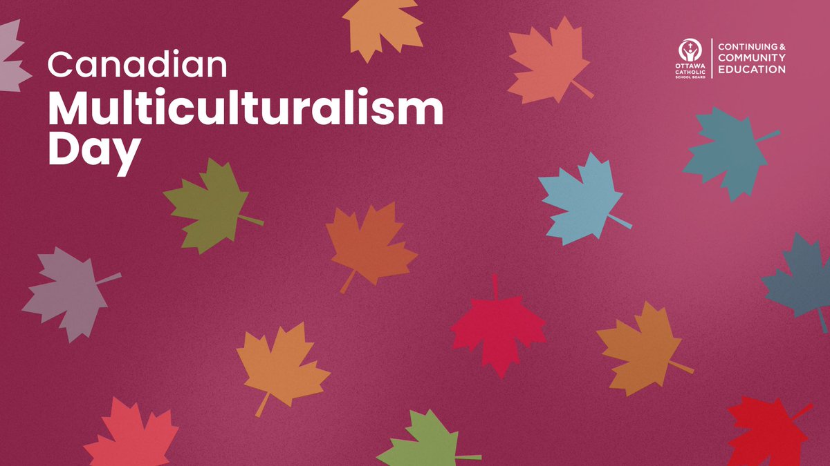 🇨🇦 Happy #CanadianMulticulturalismDay! Today we celebrate the many cultures, languages, and stories that make Canada so vibrant and unique. ❤️🤍

#ocsbBeCommunity
