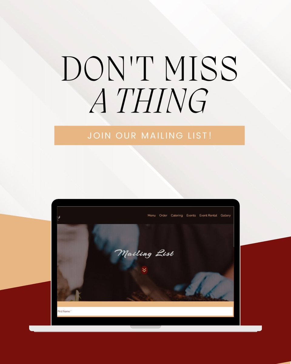 Two_Brothers_'s tweet image. Stay in the loop! 📬 Join our mailing list for exclusive updates, special offers, and all the latest news.
Sign up: link-pro.io/PwsrKdv
#Mississippi, #Starkville, #StarkvilleMS, #MississippiState, #MSU, #CottonDistrict, #TwoBrothersSmokedMeats