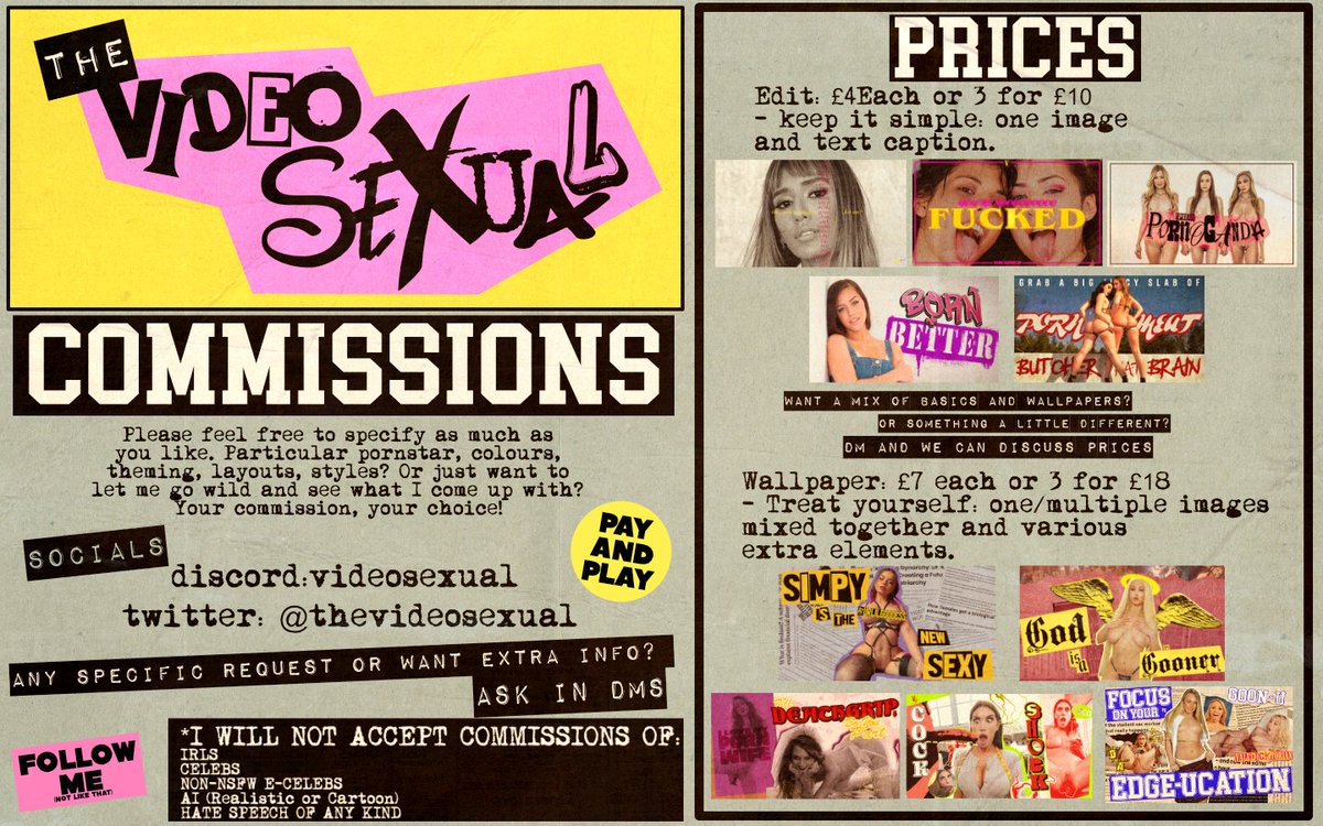The Videosexual🏳️‍⚧️-Commissions Open tweet media