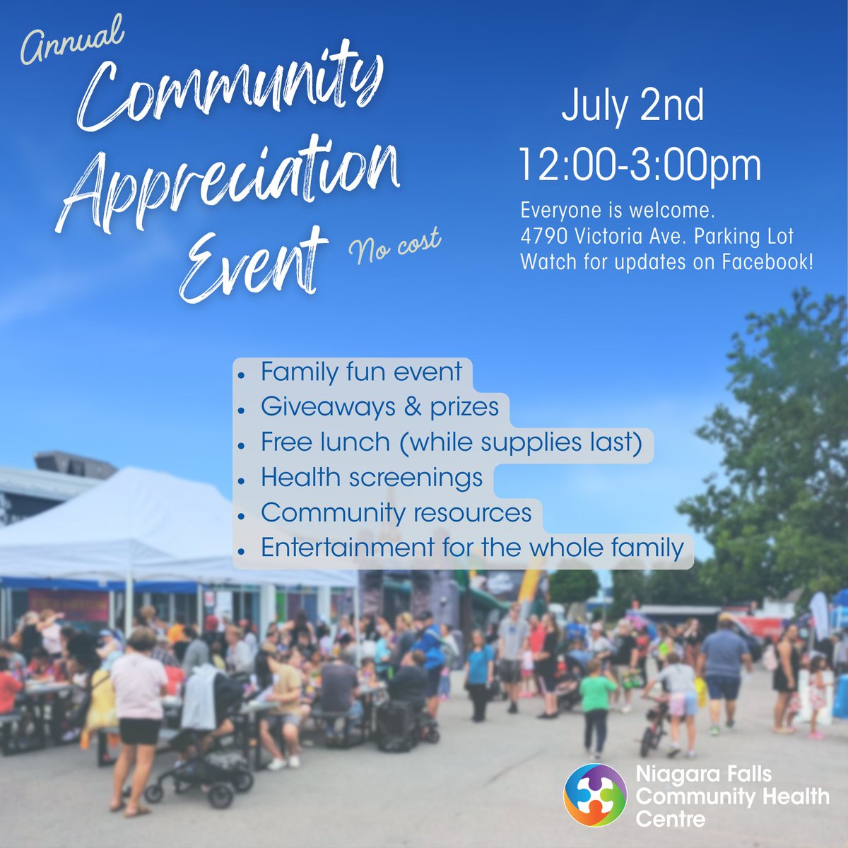 BirchwayNiagara's tweet image. Next week, our friends at the Niagara Falls Community Health Centre will be hosting a free Community Appreciation Event. Make sure to pop by the Birchway Niagara table and say hello! #AlliedAgainstAbuse facebook.com/NiagaraFallsCHC