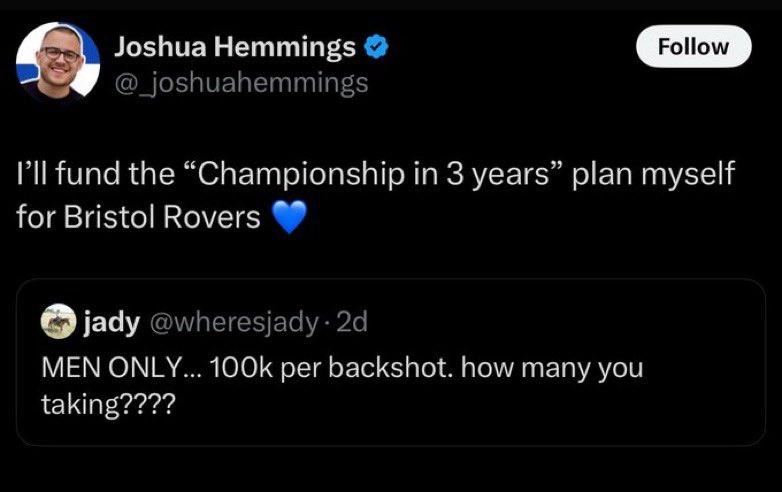 No Context Bristol Rovers tweet media