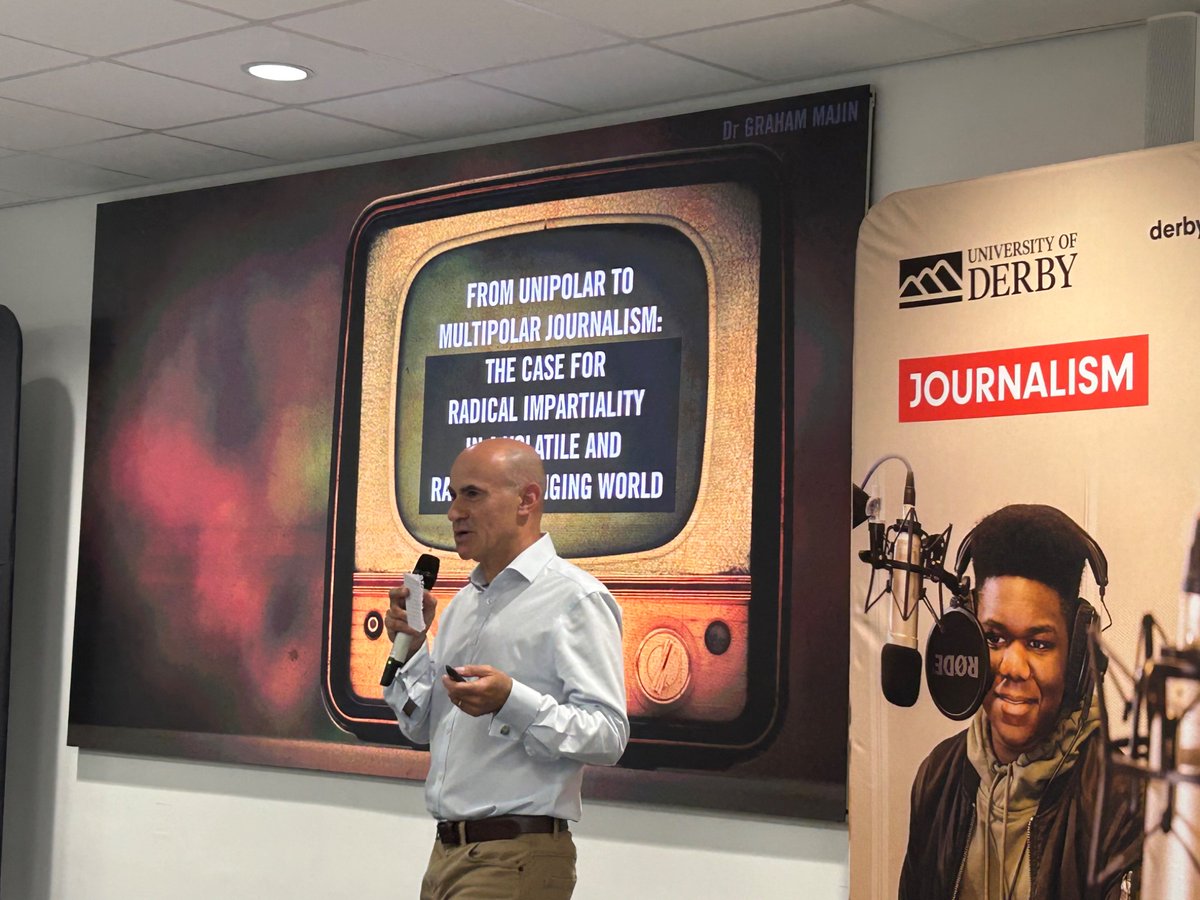 TheAJEUK's tweet image. Making a case for radical impartiality in journalism from Graham Majin @bournemouthuni
#AJE24 #journalismmatters