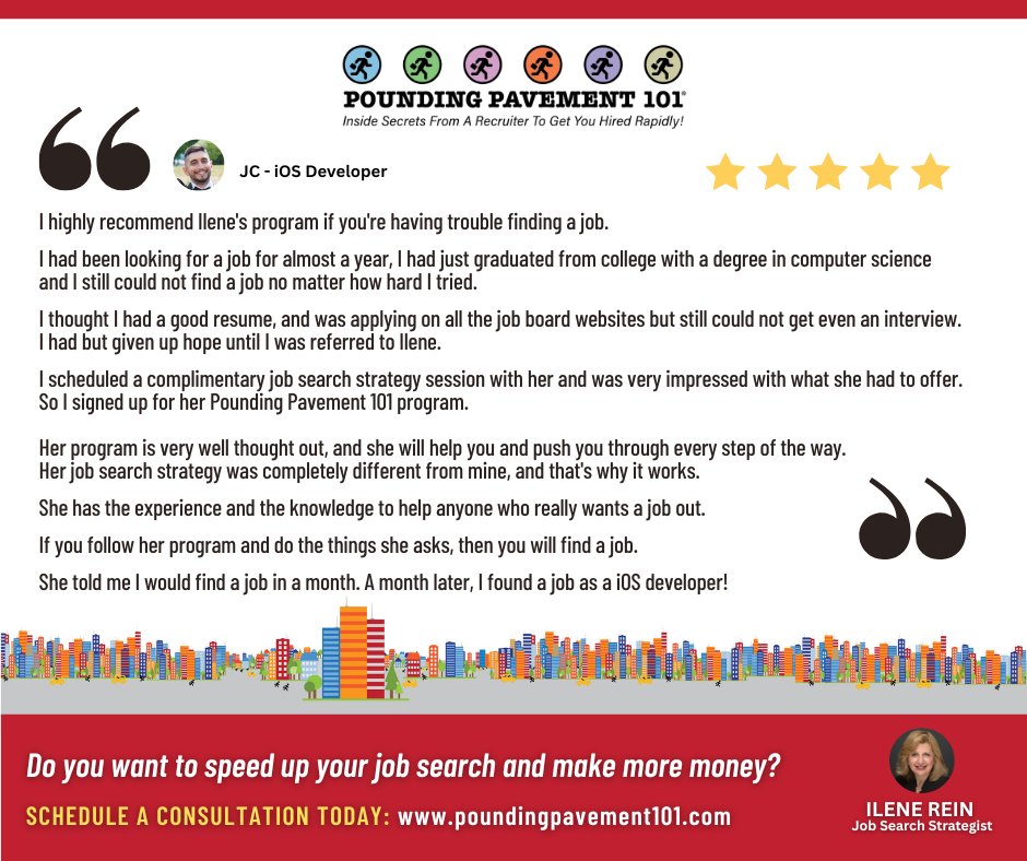 👉  Job Seekers! 

You know the saying... 'You get what you pay for.'

Is that the approach you really want to take with your career?

My clients are landing jobs 6x FASTER than searching on their own.

#jobs #JobSearch #careers #jobalerts #resumes #interviews