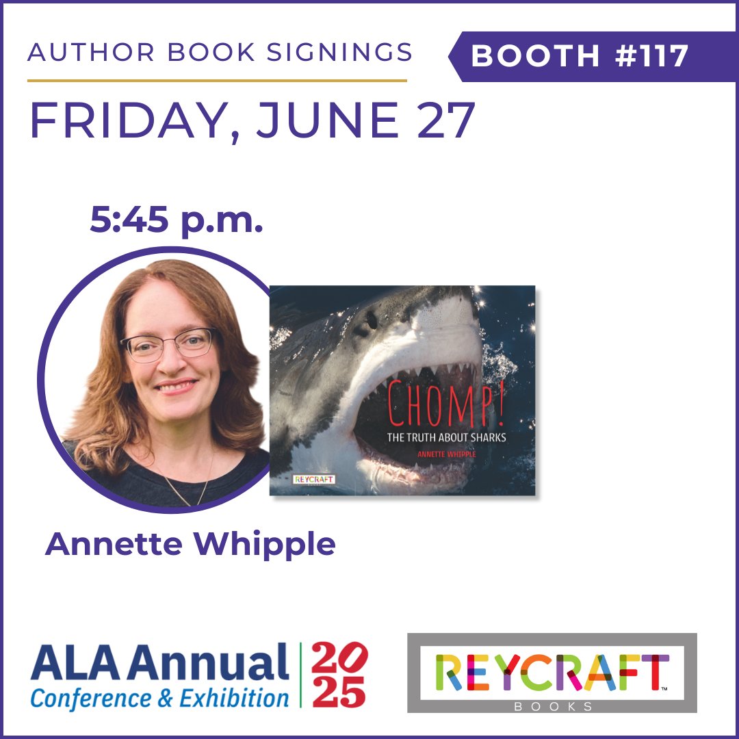 Reycraft Books (@reycraftbooks) on Twitter photo We're ready for #ALAAC25 Day 1! Visit us in Booth #117 this afternoon to meet one of your favorite authors and get signed copies of her book! <a href="/AnnetteWhipple/">Annette Whipple</a>
Explore our booth schedule→ hubs.ly/Q03t0CxP0 We're ready for #ALAAC25 Day 1! Visit us in Booth #117 this afternoon to meet one of your favorite authors and get signed copies of her book! <a href="/AnnetteWhipple/">Annette Whipple</a>
Explore our booth schedule→ hubs.ly/Q03t0CxP0