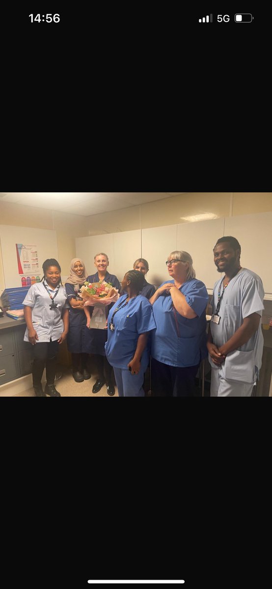 So proud of you Laura Parker and the support you have given to Caton ward these last 6 months. The impact your leadership has had on the team and patients was so evident today and they will truly miss u.
Thank you for all you do 💗💗