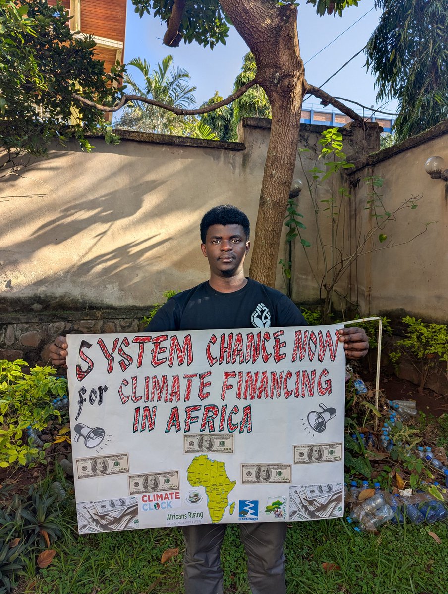 Crispin Ngakani (@ngakanicrispin) on Twitter photo Global North: No promises or debts! Pay your debts! We want real climate solutions, not fake ones!
#GDOA <a href="/AfricansRising/">Africans Rising</a> <a href="/AfrikaVukaNet/">Afrika Vuka Network</a> <a href="/SDG2030/">SDG2030</a> #REpowerAfrika <a href="/DontGasAfrica/">@dontgasafrica.bsky.social</a> <a href="/bigshiftglobal/">The Big Shift Global</a> <a href="/therealCAN_U/">ClimateActionNetwork</a> <a href="/ClimateReality/">Climate Reality</a> #ActinTime <a href="/theGEF/">Global Environment Facility (GEF)</a> <a href="/UNCCDYouth/">UNCCD Youth Caucus</a> <a href="/Greenpeaceafric/">Greenpeace Africa</a> <a href="/UNEP/">UN Environment Programme</a> Global North: No promises or debts! Pay your debts! We want real climate solutions, not fake ones!
#GDOA <a href="/AfricansRising/">Africans Rising</a> <a href="/AfrikaVukaNet/">Afrika Vuka Network</a> <a href="/SDG2030/">SDG2030</a> #REpowerAfrika <a href="/DontGasAfrica/">@dontgasafrica.bsky.social</a> <a href="/bigshiftglobal/">The Big Shift Global</a> <a href="/therealCAN_U/">ClimateActionNetwork</a> <a href="/ClimateReality/">Climate Reality</a> #ActinTime <a href="/theGEF/">Global Environment Facility (GEF)</a> <a href="/UNCCDYouth/">UNCCD Youth Caucus</a> <a href="/Greenpeaceafric/">Greenpeace Africa</a> <a href="/UNEP/">UN Environment Programme</a>