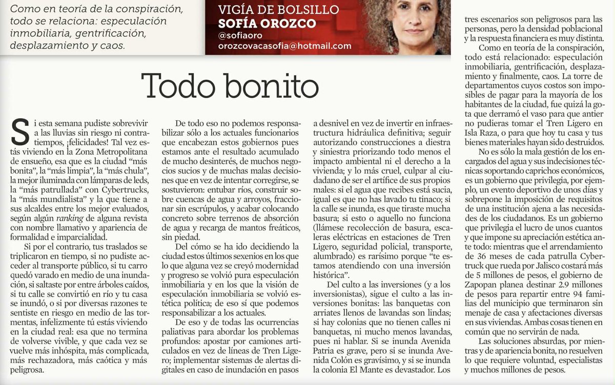Gran columna de <a href="/sofiaoro/">Sofía Orozco</a>