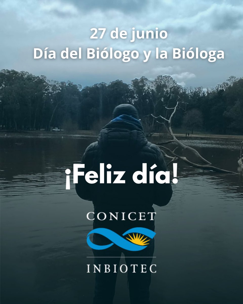 ¡Feliz día! 

27 de junio día del biólogo y bióloga en Argentina.

#diadelbiologo #Biologia #cienciaArgentina