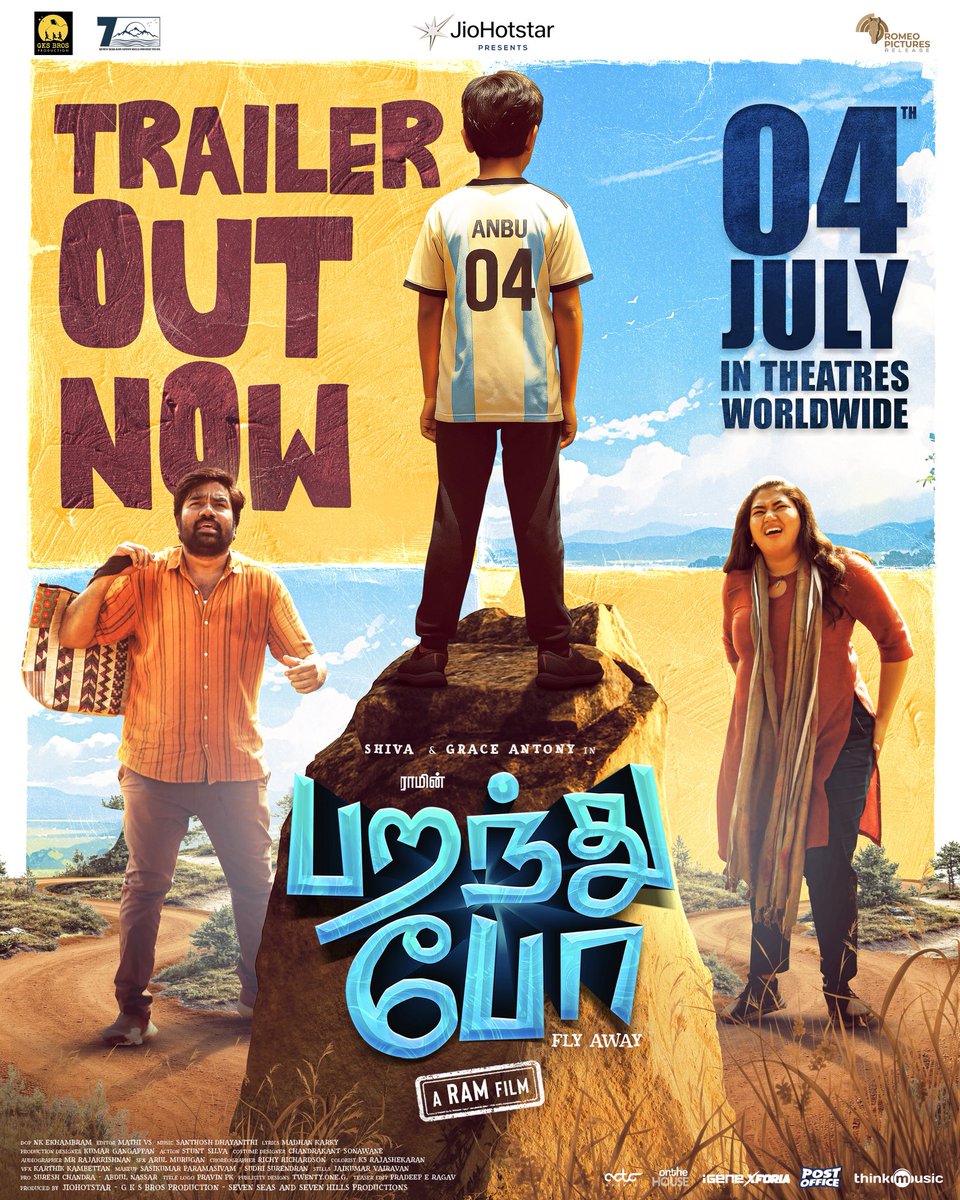 #ParandhuPo Trailer 
youtu.be/aZgGWvOvvsM 

This movie is nothing short of an experience 

<a href="/actorshiva/">Shiva</a> this movie will show a new version of you to the world and I wish you the best for the release 

A #DirectorRam movie after 6 years! A much-needed time for family and