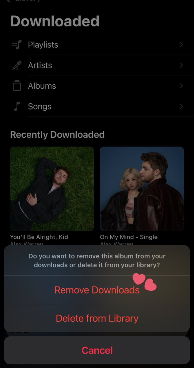rosietimee's tweet image. for apple users! make sure you remove the download if you want to stream properly on apple music so your streams will all be counted! #ALEX_ROSÉ_ONMYMIND