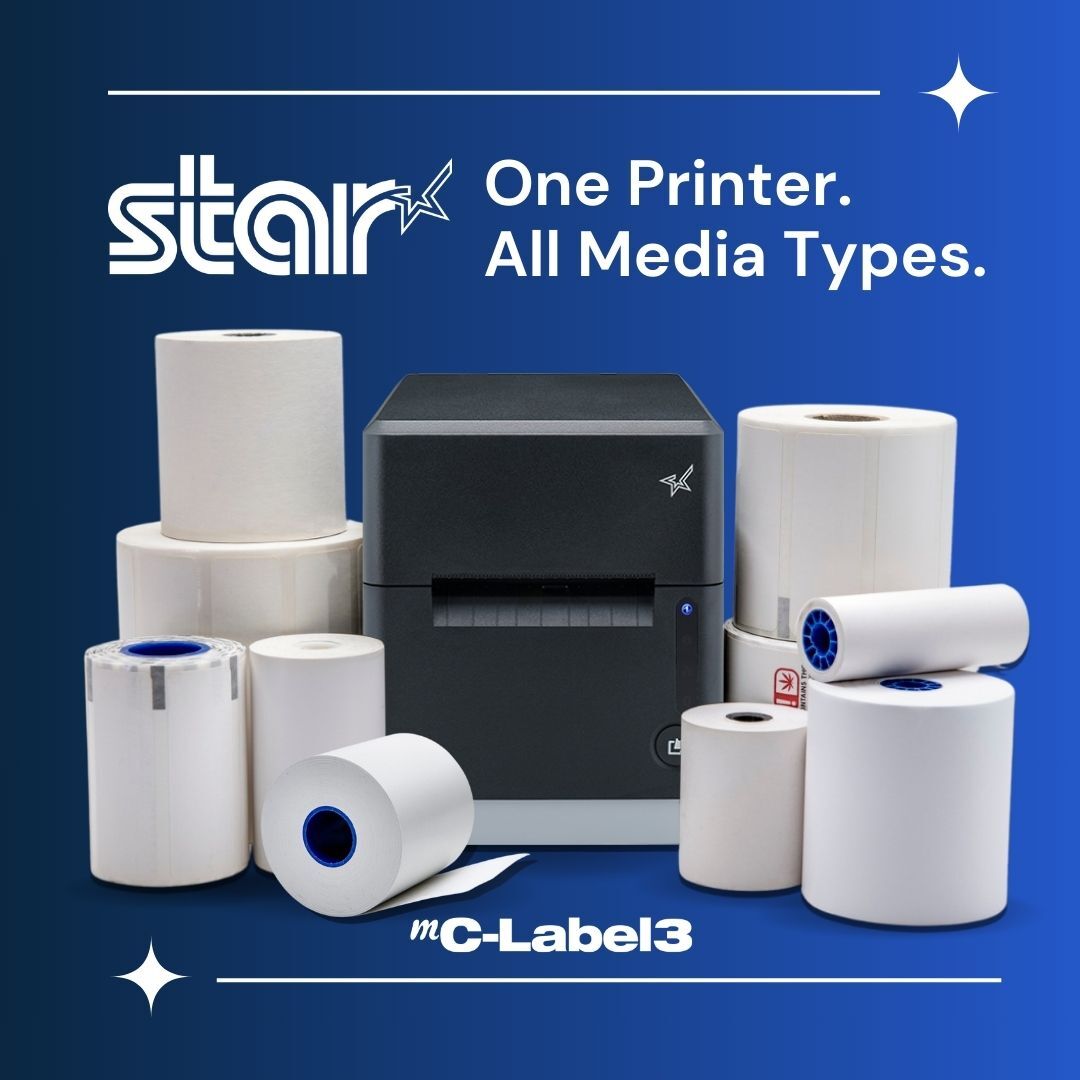StarMicronics's tweet image. The mC-Label3 prints receipts, linerless, and die-cut labels, all from one compact device.

Less clutter. Faster service. Smarter printing.

🖨️ One printer. Every label.

#QSRTech #RetailTech #LabelPrinter #LinerlessLabels #StarMicronics #PointOfSale