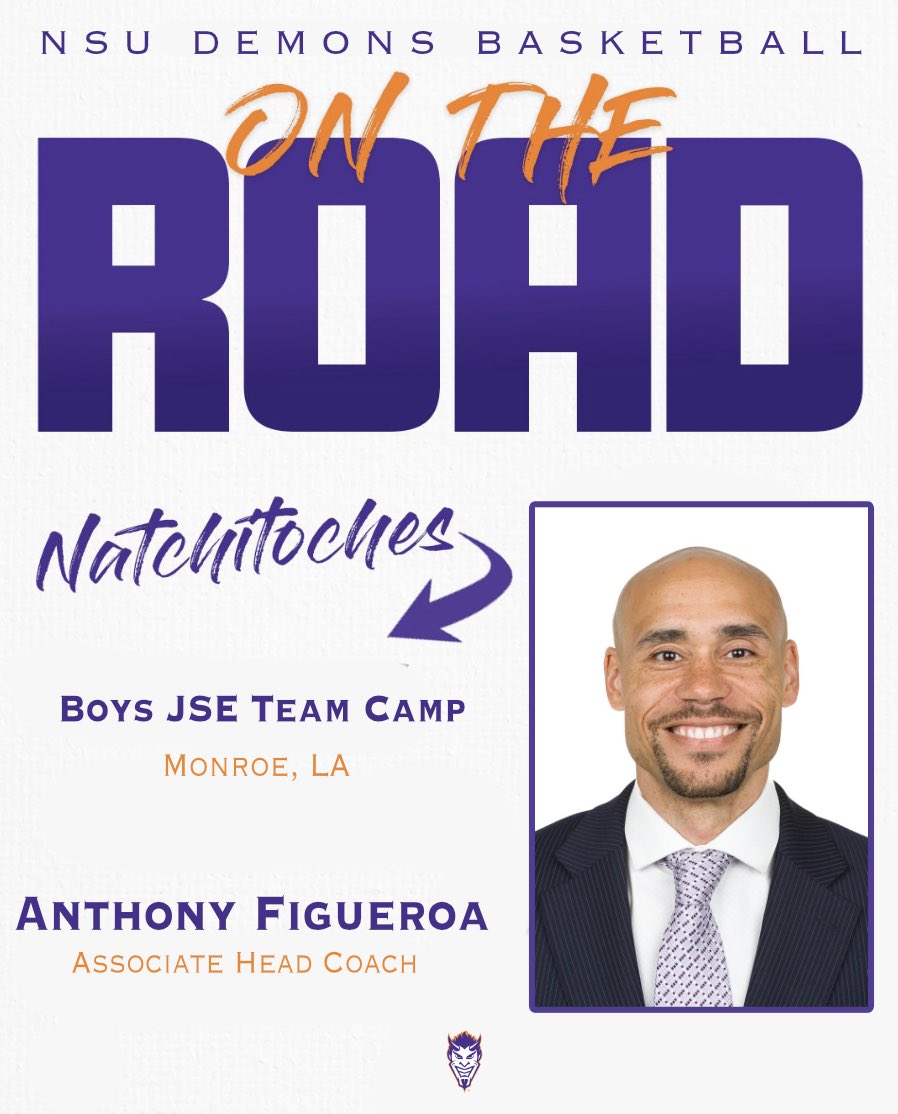 NSUDemonsMBB's tweet image. Hitting the Road to check out the top talent in state this weekend 🏀
📍 Monroe, LA
#ForkEm 😈🤘