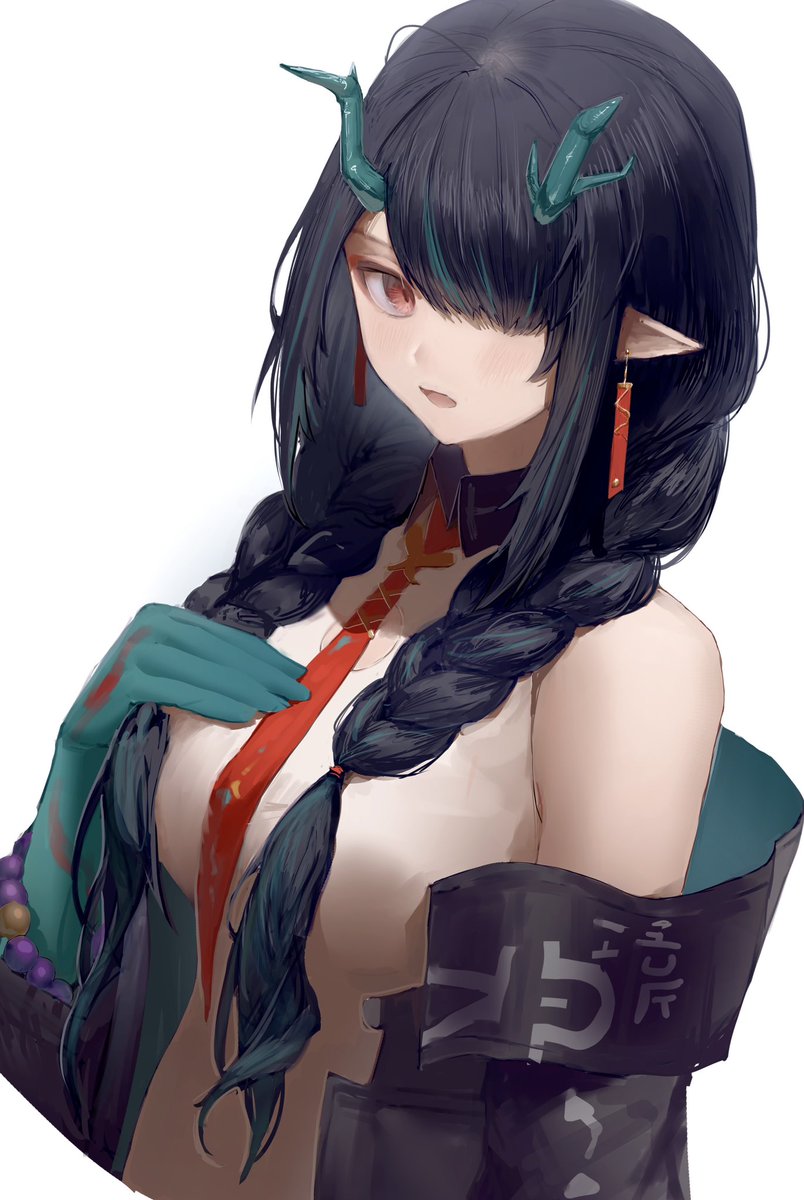 nemofurai's tweet photo. おさげシー
#アークナイツ #明日方舟 https://t.co/CfT14OXNxn