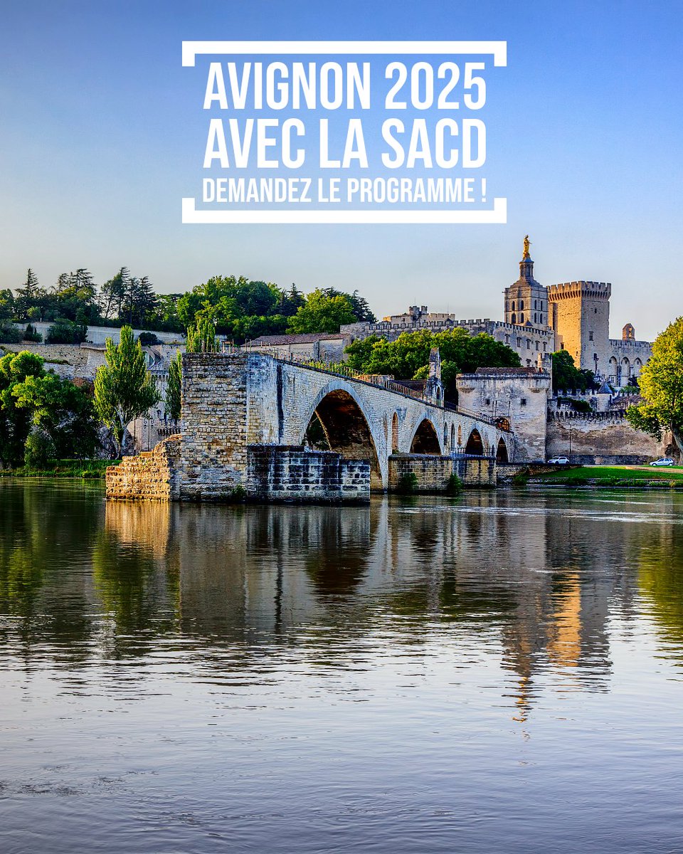 SACDParis's tweet photo. 🔷Le  festival d'Avignon commence le 5 juillet.
Découvrez le programme encore  une fois très riche de la SACD en partenariat avec le @FestivalAvignon  , le #festivalOFFavignon , @franceculture  et @RFI  
📌Le programme complet : https://t.co/ysIXiK1JFh https://t.co/K9G0fk6ec7