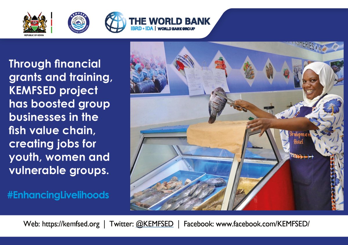 Micro, small &amp; medium enterprises contribute over 40% to Kenya’s GDP, creating more than 17 million jobs. Today, we join celebrations to mark #WorldMSMEDay2025.  These provide income and jobs for women, youth &amp; vulnerable communities. #EmpoweringMSEs #SustainableFisheries