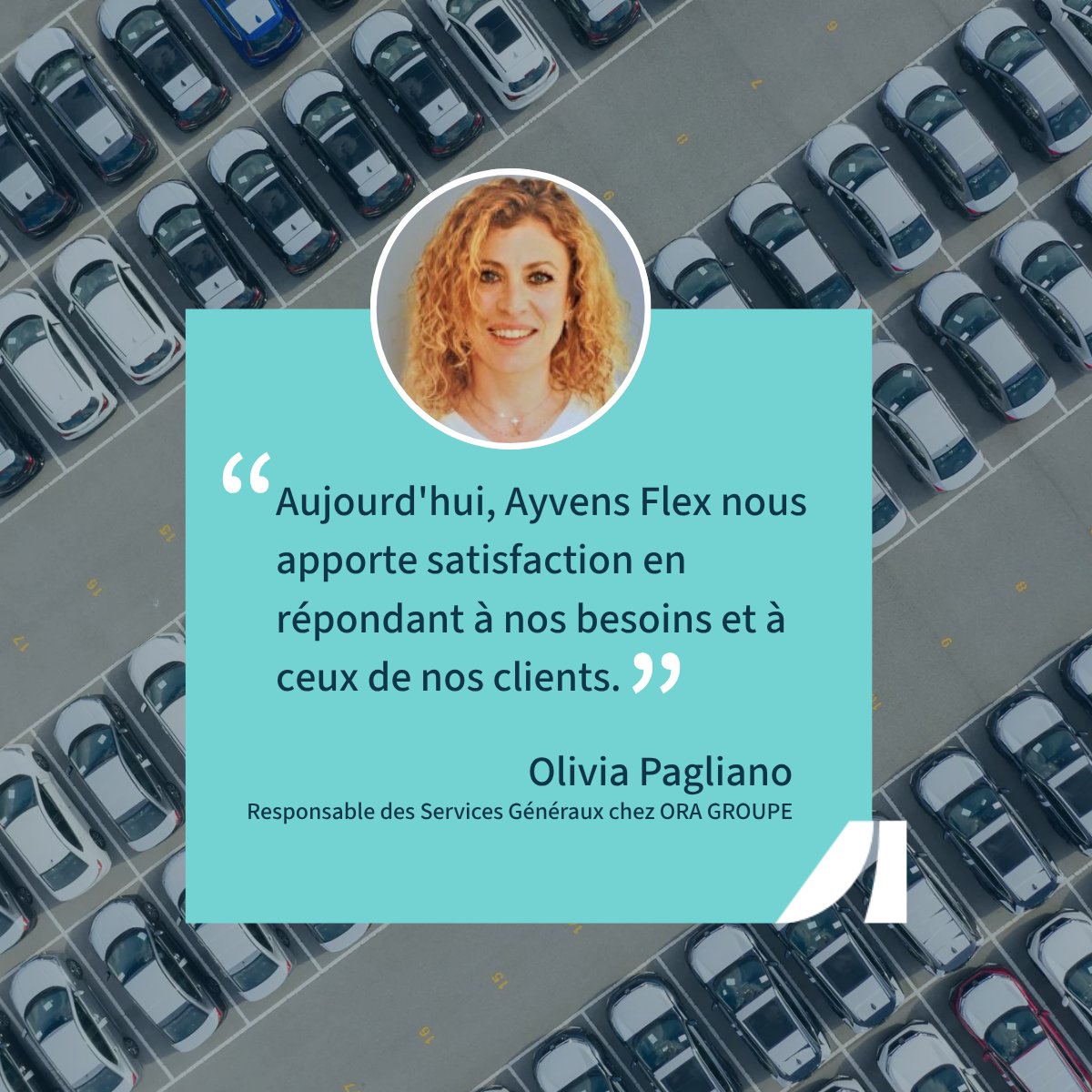 🎙️Ayvens Flex vu par celles et ceux qui l'utilisent au quotidien !

Dans notre série clients dédiée à la LMD, Olivia Pagliano, Responsable des Services Généraux chez ORA GROUPE, partage son retour d'expérience sur Ayvens Flex. 

Découvrez son témoignage : tinyurl.com/yrk699by