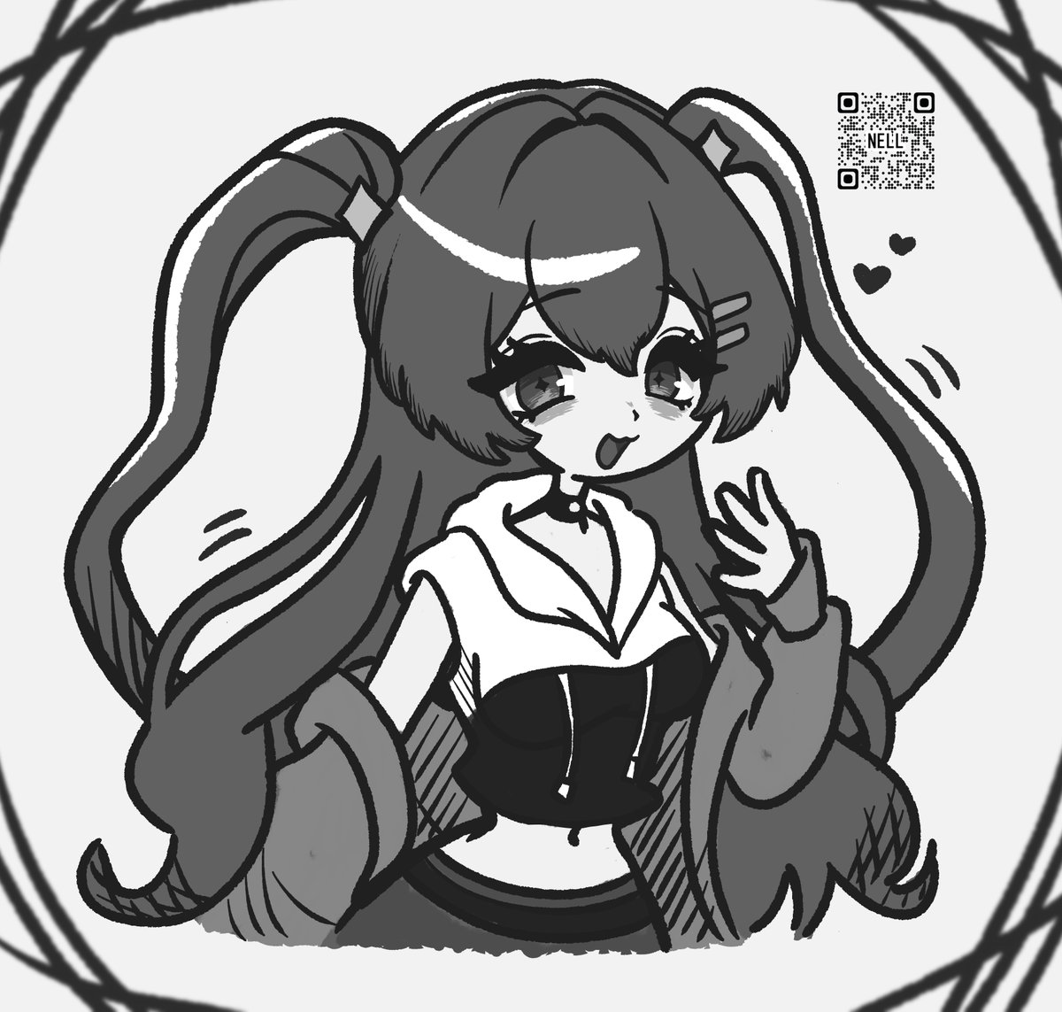 samaaaa0105's tweet image. Comms for SKuLLiTA_80!! 
Thank you so much again for commissioning me! I truly appreciate it🥹💖
#VGenComm #chibi