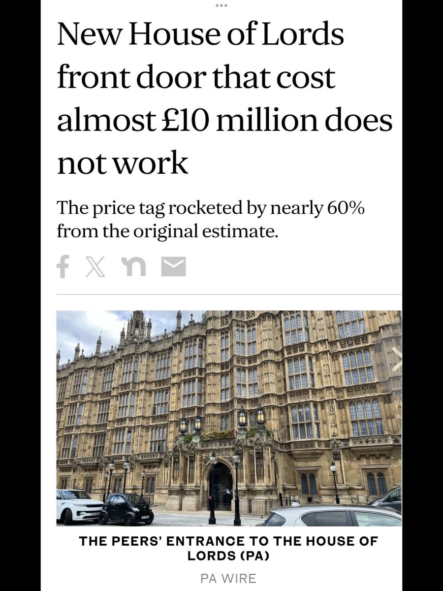 The British state threw £10m at a door and still couldn’t get it to work.