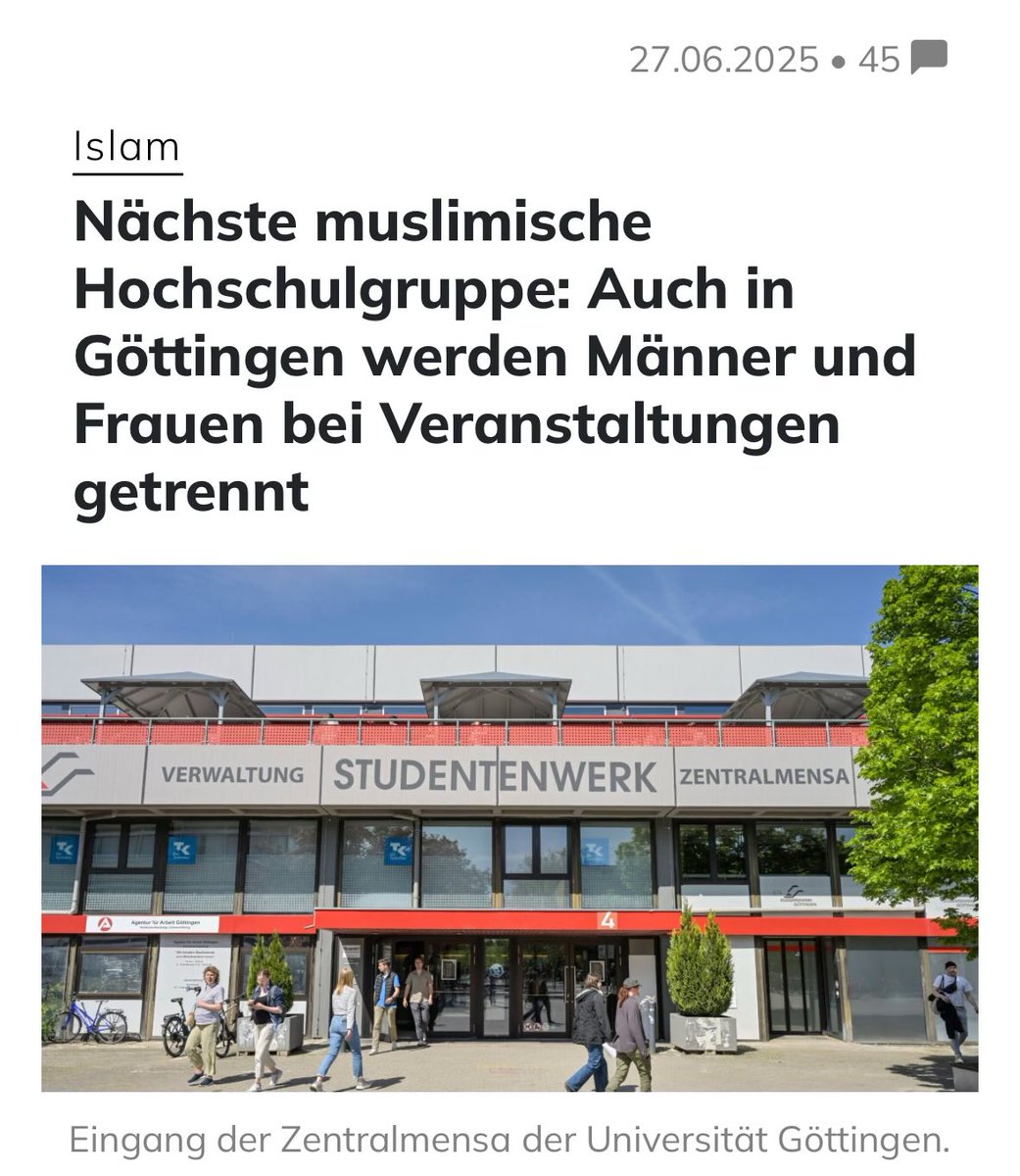 Deutschland wird islamisiert. Jeden Tag ein bisschen mehr.

Leugnen zwecklos.