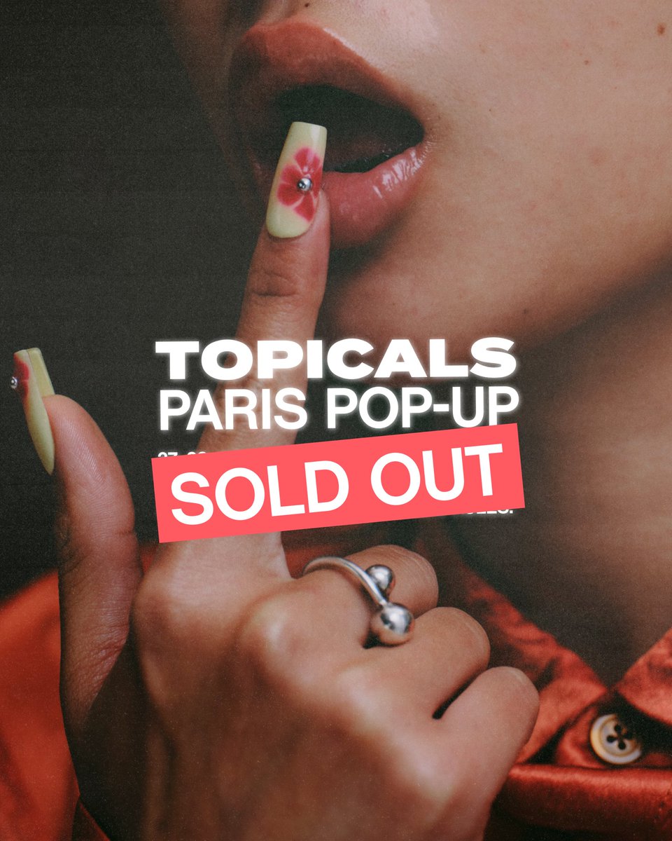 MERCI PARIS. 

STORE CLOSED FOR THE WEEKEND.