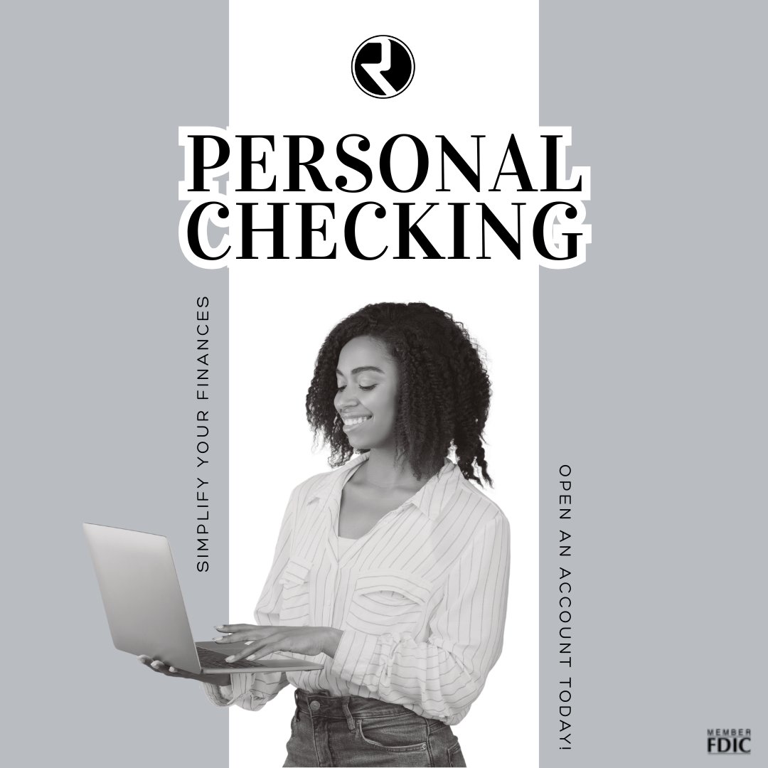 Experience banking that fits your lifestyle. 💳 With our personal checking accounts, managing your money is simple, secure, and seamless. Open an account today and unlock the freedom to bank your way! - bit.ly/3xdf8km
