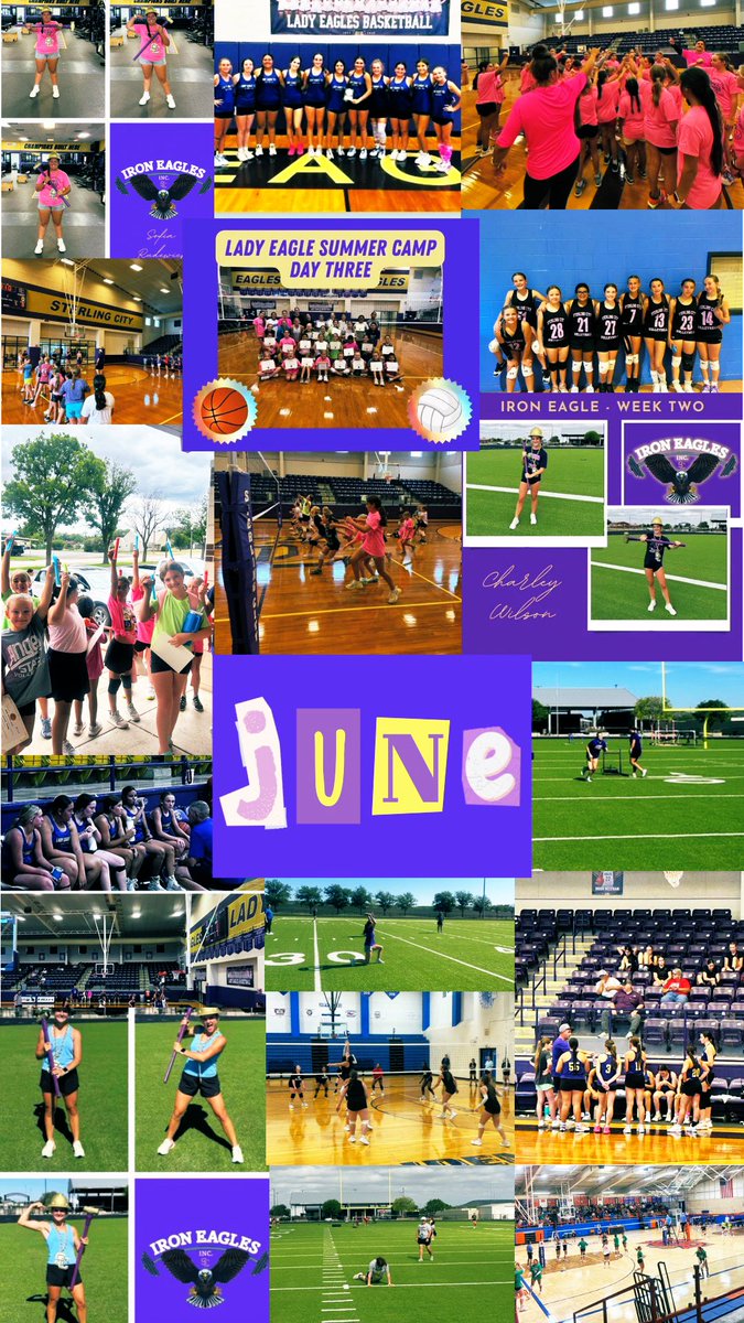 Sterling City Girls Athletics enjoyed a strong June, featuring S&amp;C, summer leagues, camps, Iron Eagle of the Week, and Competition Thursday. I'm excited about this upcoming year and what this group can accomplish! Now rest!!!

@HWPO!!!
@Family!!!
@IRONEAGLE!!!