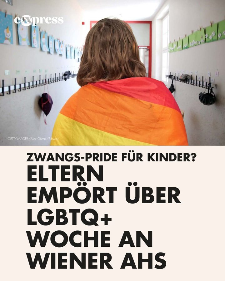 Es ist höchste Zeit unsere Kinder vor diesem völlig kranken Schwachsinn zu schützen!
Wegen 1% Geisteskranker dürfen nicht 99% zu diesem Irrsinn gezwungen werden!