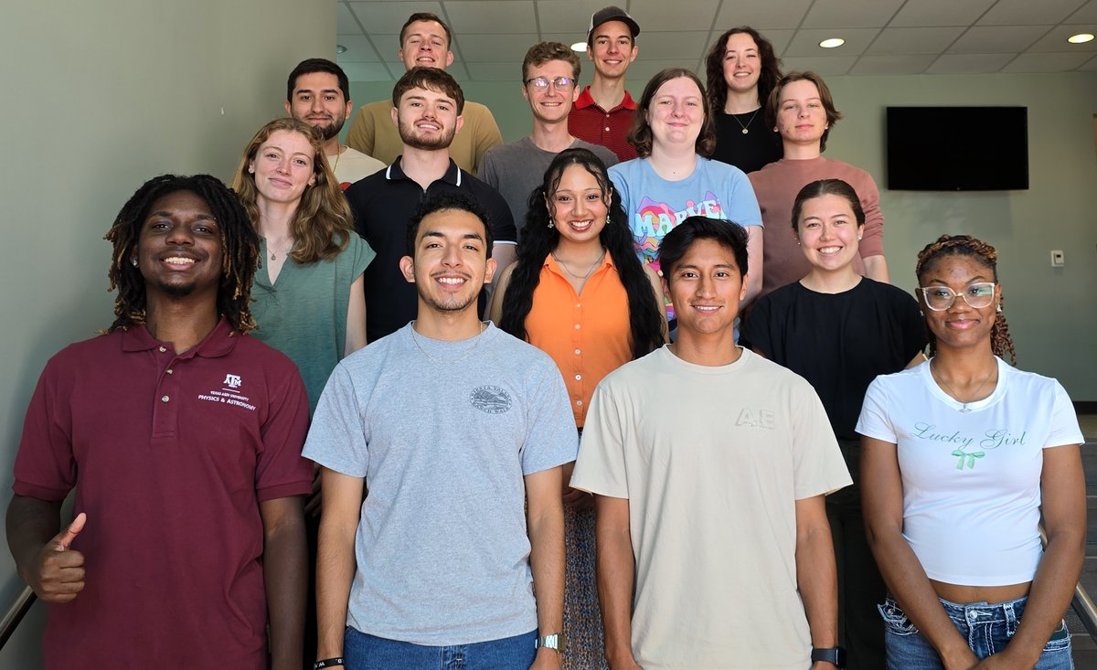 Cyclotron Institute (@tamucyclotron) on Twitter photo We're thrilled to be hosting 16 undergraduate researchers from across the state and nation as 2025 'Tron Summer Scholars encompassing our #NSFREU, TREND & HIPPO programs. Lots of great nuclear science research underway in Aggieland!
#AggieResearch #NSFfunded #doescience #GotBeam We're thrilled to be hosting 16 undergraduate researchers from across the state and nation as 2025 'Tron Summer Scholars encompassing our #NSFREU, TREND & HIPPO programs. Lots of great nuclear science research underway in Aggieland!
#AggieResearch #NSFfunded #doescience #GotBeam